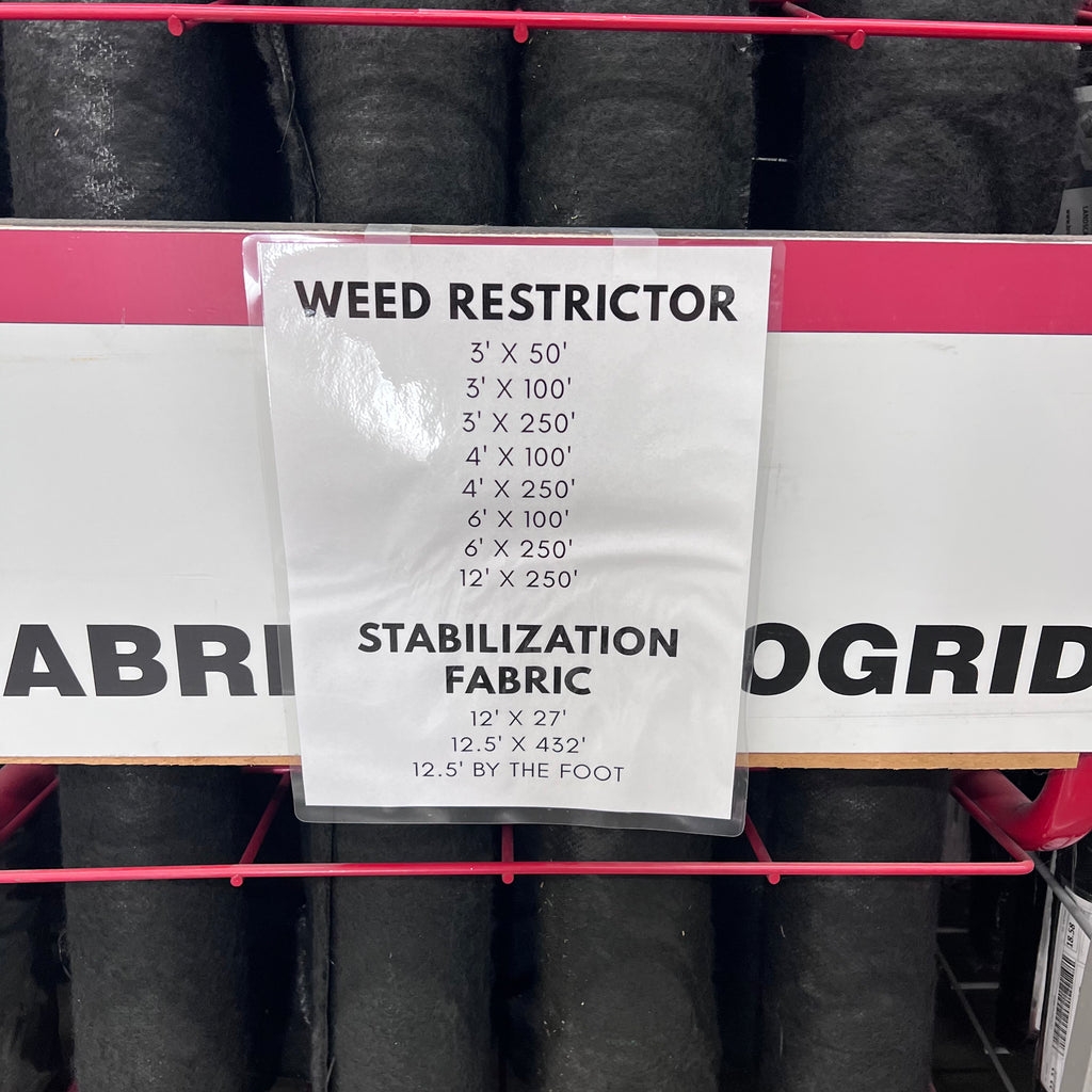 Fabric & Erosion Control