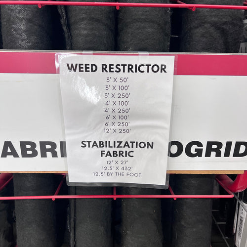 Fabric & Erosion Control