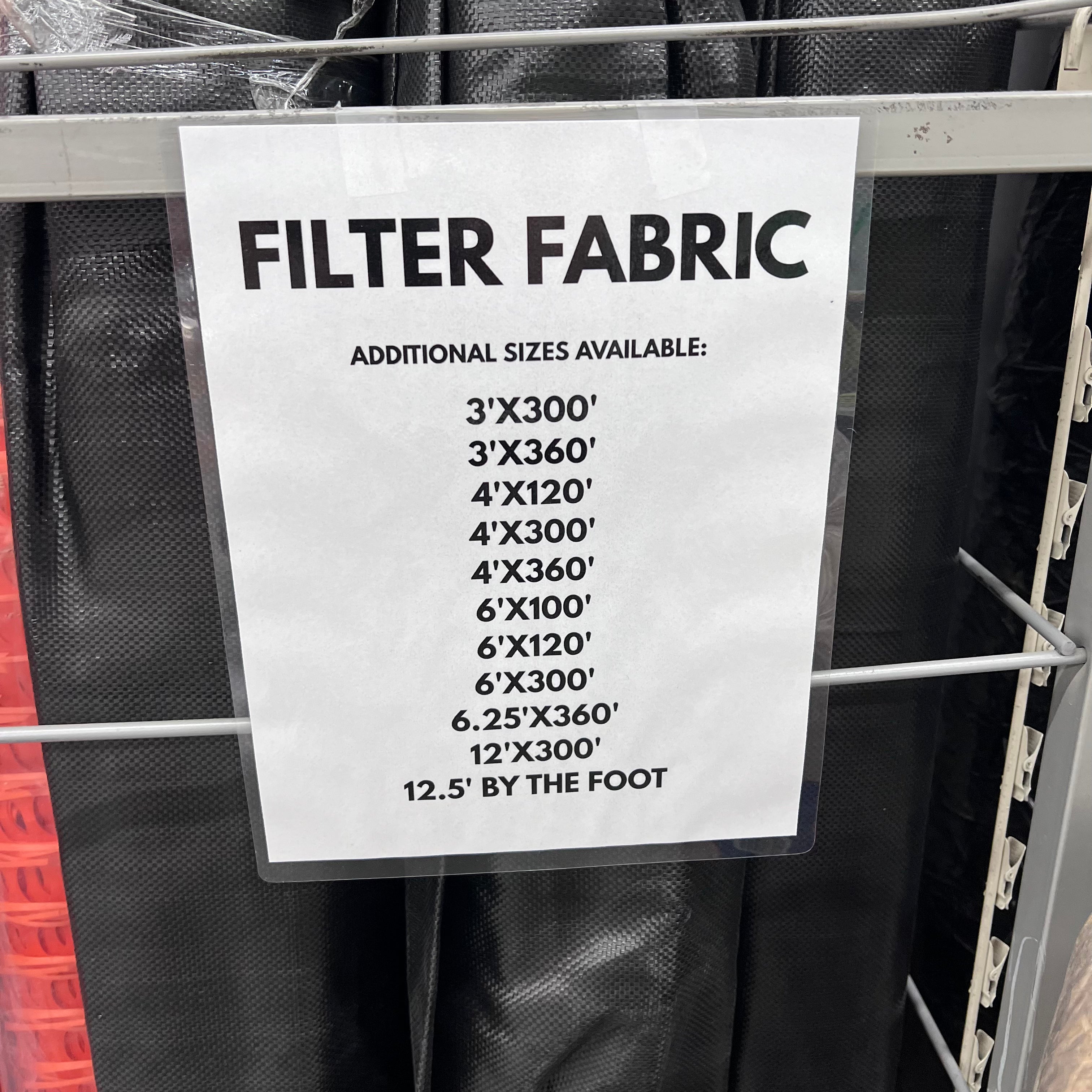 Fabric & Erosion Control
